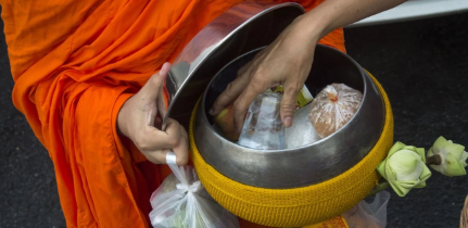Thailand’s monks are getting fat with junk food offerings of Buddhist devotees