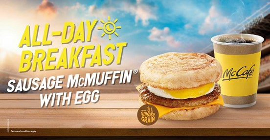 A list of McDonald's menu items, ranked by calories