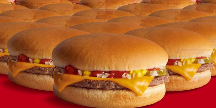 A list of McDonald's menu items, ranked by calories