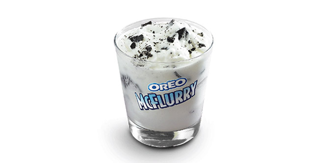 A list of McDonald's menu items, ranked by calories