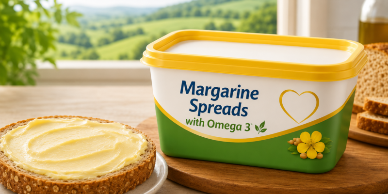 Margarine Spreads with Omega-3 Chia Oil