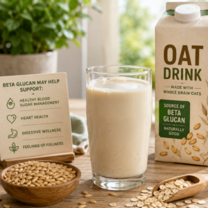 Beta Glucan in oat drinks