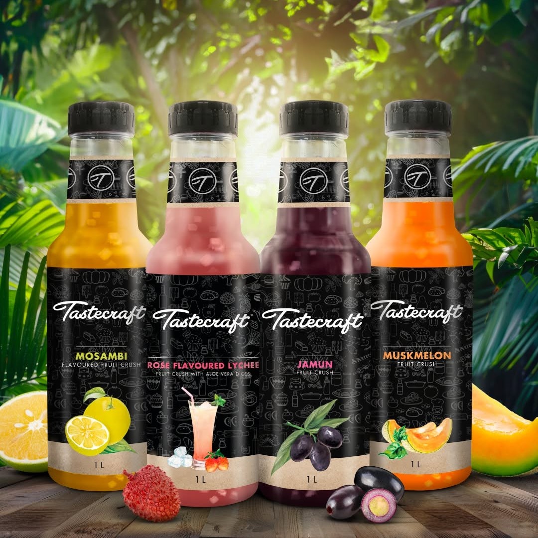 Beverage Menu with Tastecraft Fruit Syrups