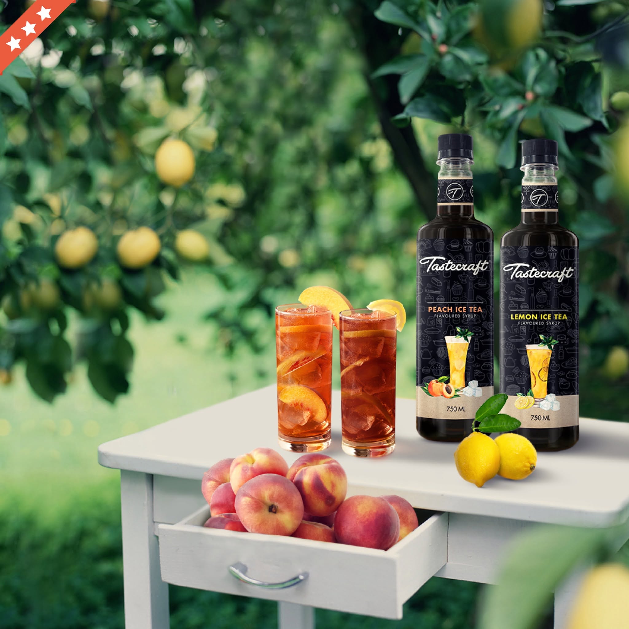 Beverage Menu with Tastecraft Fruit Syrups
