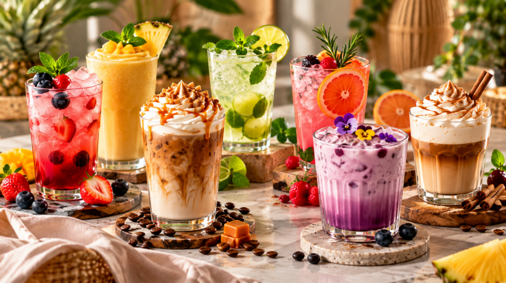 Delicious Beverage Menu for Foodservice Industry