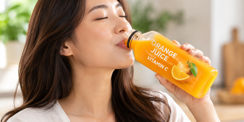 Fortified Orange Juice with Vitamin C