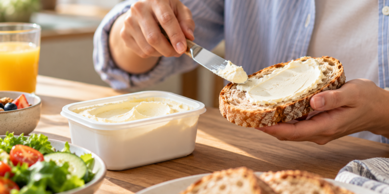 cheese spread is one of the foods high in calcium